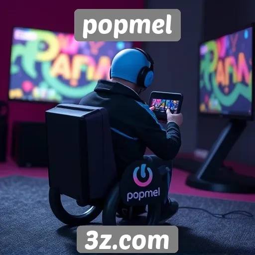 Acessibilidade em jogos no site Popmel